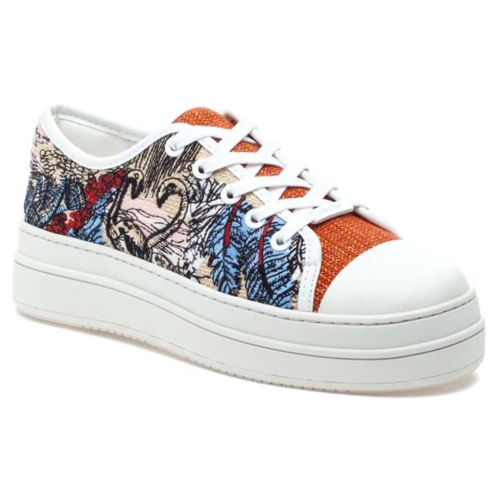 J/Slides Nikki Embroidered Low-Top Women's Sneakers